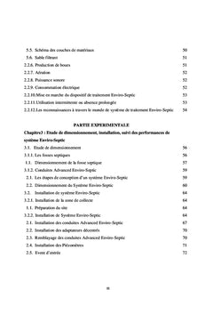 Etude de l'efficacité de la station d'épuration Enviro-Septic