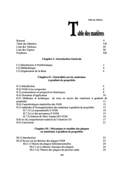 Etude du comportement statique et dynamique des plaques FGM epaisses