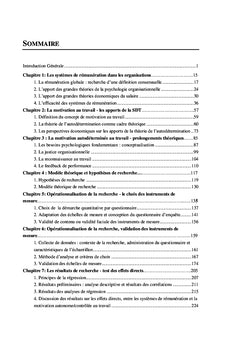 Systèmes de rémunération et motivation au travail