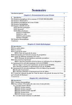 Conception et dimensionnement d'un réseau d'assainissement