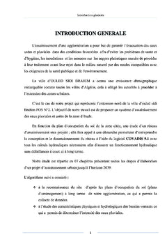 Conception et dimensionnement d'un réseau d'assainissement