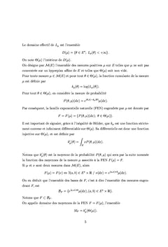 Propriétés caractéristiques d'une fonction variance