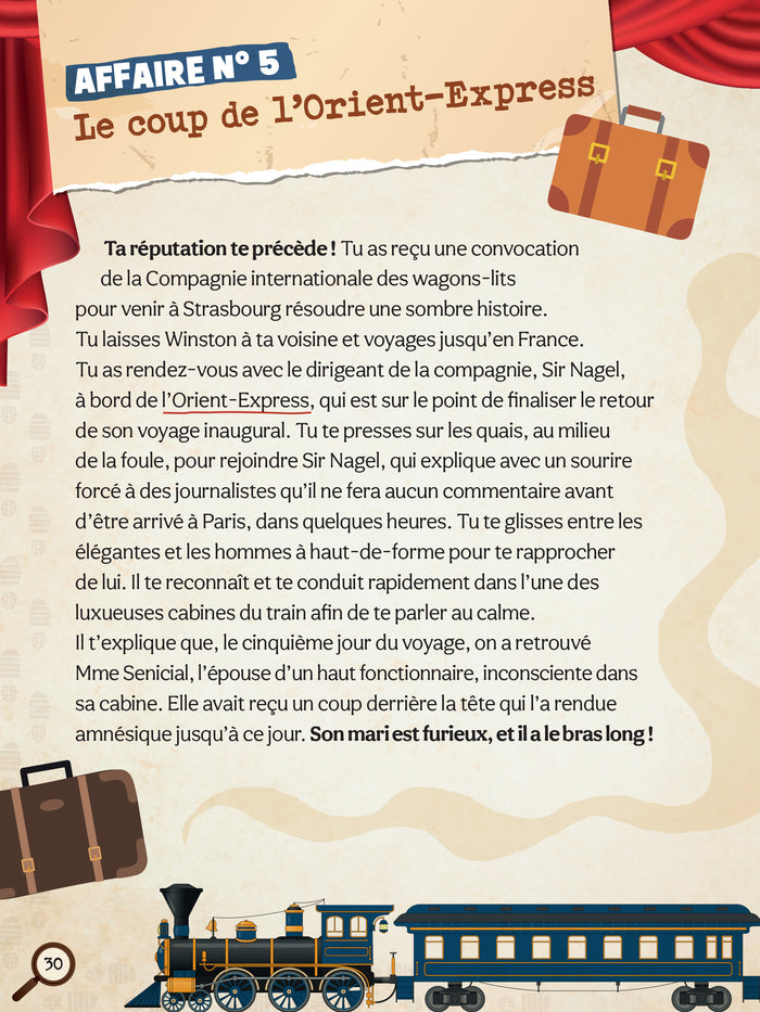 Mon carnet de détective: 20 enquêtes à élucider