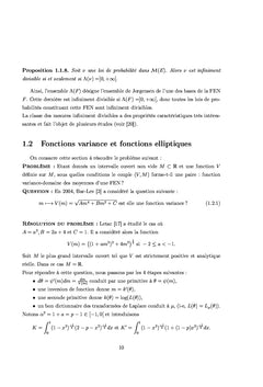 Propriétés caractéristiques d'une fonction variance