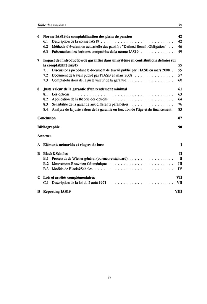 Plans en contributions définies à taux minimum garanti sous ias19