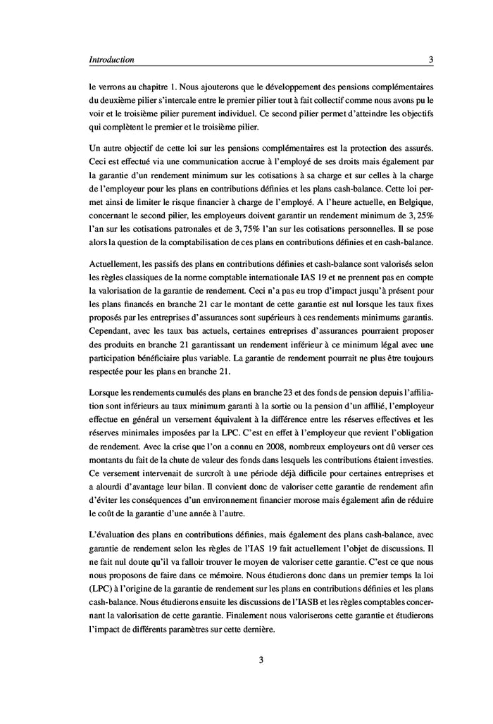 Plans en contributions définies à taux minimum garanti sous ias19