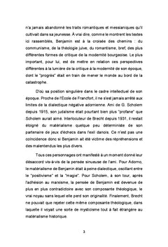 Un intellectuel hors norme: Walter Benjamin ou la pensée surréaliste