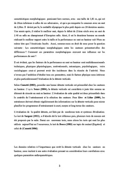 Évaluation de la détente verticale
