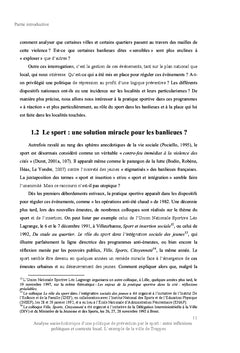 Sport et banlieue