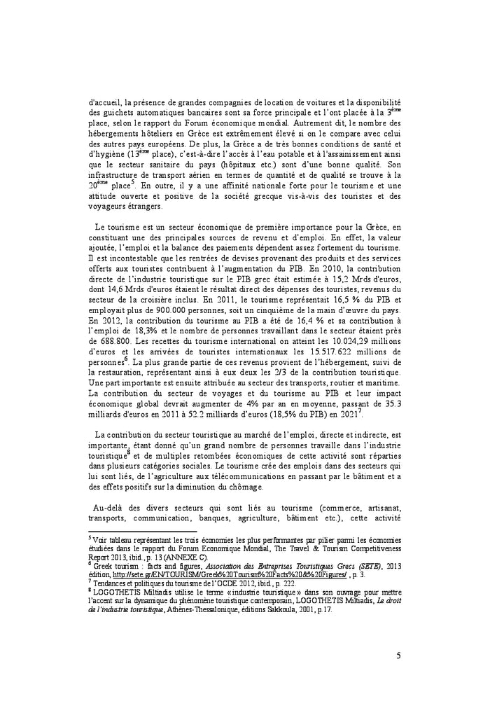 Cadre juridique du tourisme en Grèce