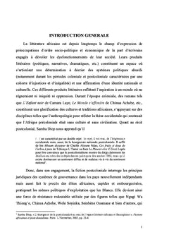 L'oeuvre romanesque d'Alex La Guma