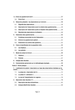 Consequences financieres de l'hospitalisation