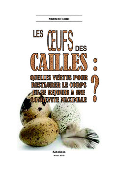 Les oeufs des cailles