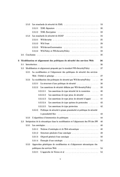 Modelisation et alignement des politiques de securite des Services Web