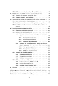 Modelisation et alignement des politiques de securite des Services Web