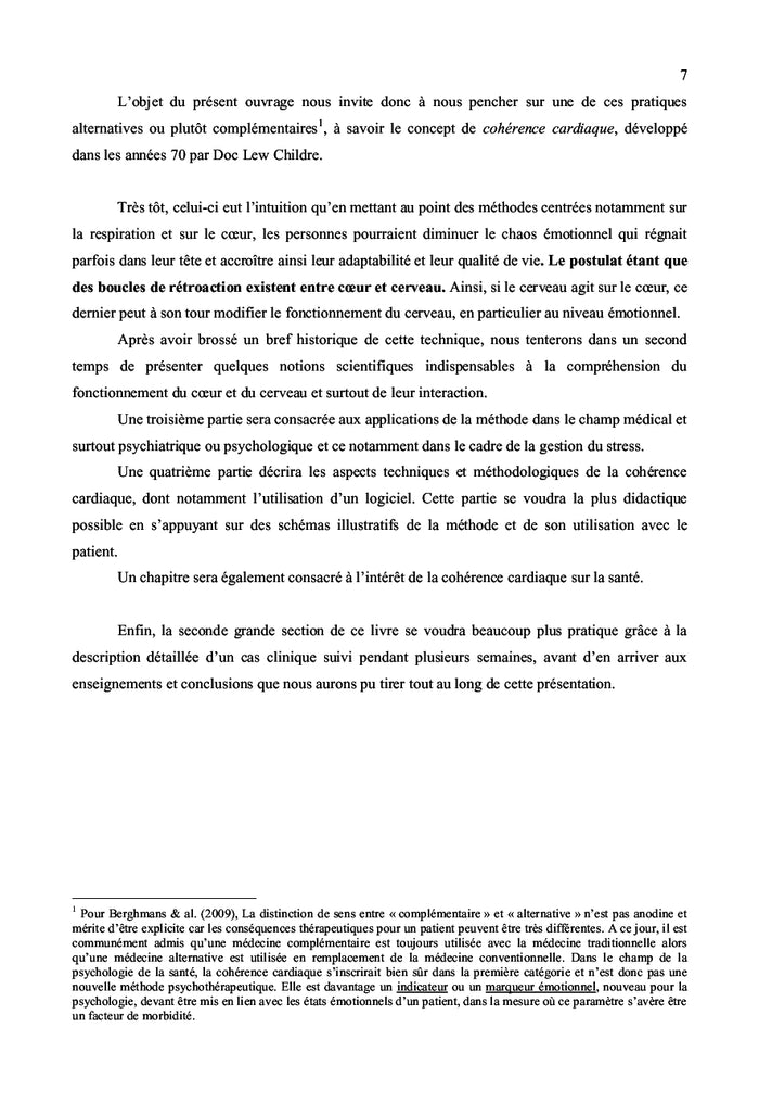 L entrainement a la cohérence cardiaque dans la gestion du stress