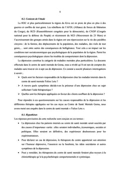De la dépression au centre de santé mentale Goma