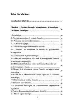 Système financier-croissance économique