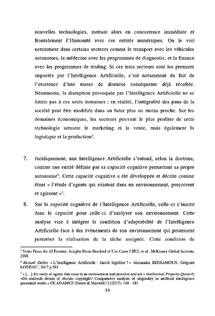 Intelligence artificielle et marchés financiers