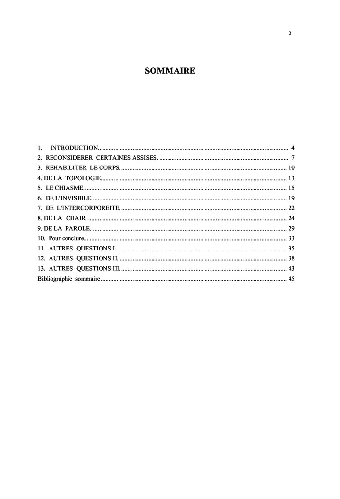 Maurice Merleau-Ponty et le concept de chiasme