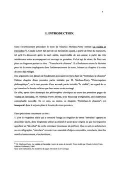 Maurice Merleau-Ponty et le concept de chiasme