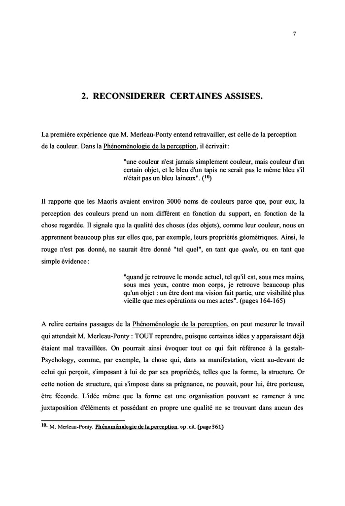 Maurice Merleau-Ponty et le concept de chiasme