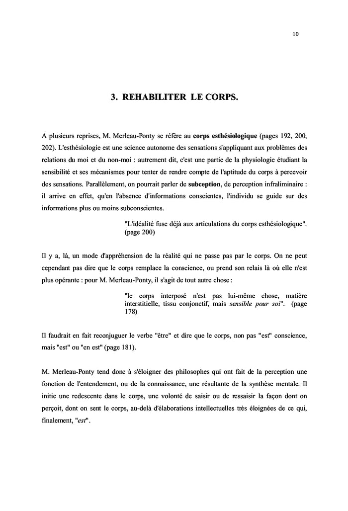 Maurice Merleau-Ponty et le concept de chiasme