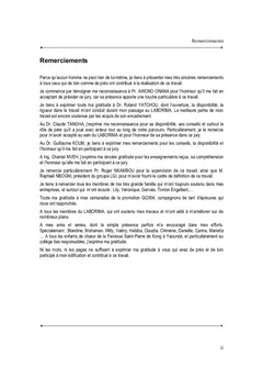 Acquisition et Exploitation d'elements de processus