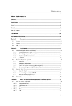 Acquisition et Exploitation d'elements de processus