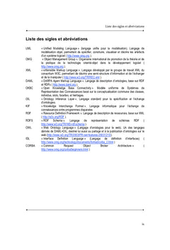 Acquisition et Exploitation d'elements de processus