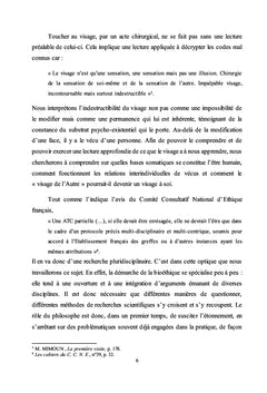 La greffe partielle de visage