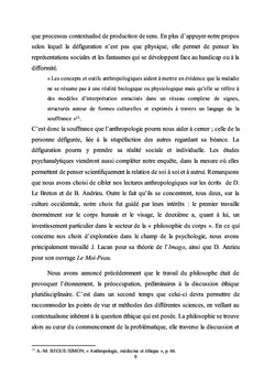 La greffe partielle de visage