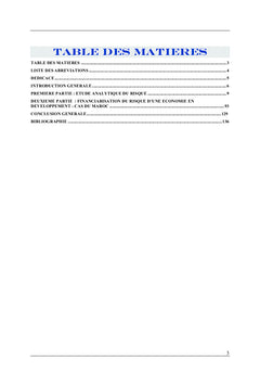 Banque et risque de financement: cas du Maroc