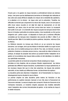 Banque et risque de financement: cas du Maroc