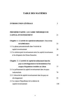 Le capital-investissement dans un pays en développement