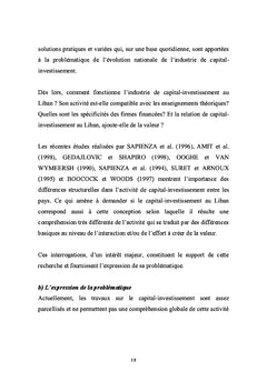 Le capital-investissement dans un pays en développement
