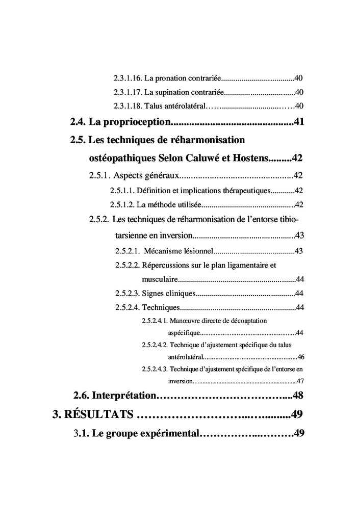 L'ostéopathie structurelle en post-entorse de la cheville
