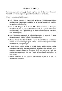 Concurrence végétale du moabi et de l iroko en forêt dense perturbée