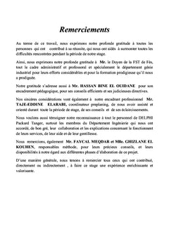 Optimisation de l'espace et amelioration de flux du projet CD 4.1