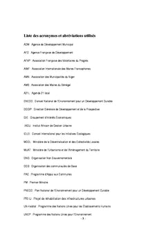 Planification environnementale et agenda 21 local