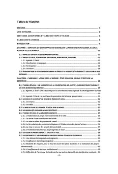 Planification environnementale et agenda 21 local