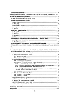 Planification environnementale et agenda 21 local