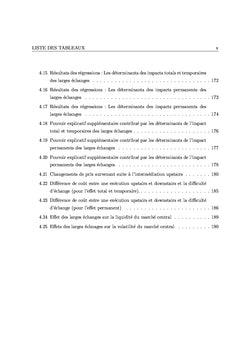 Larges échanges: marché de bloc vs parquet