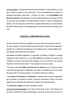 Violence : causes et recherches de solutions