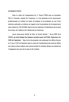 Des CPN aux CPON suivi intégré des femmes enceintes A l'HD de Santchou