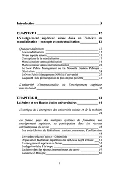 Les Hautes écoles universitaires suisses, la mondialisation et le NPM