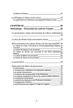 Les Hautes écoles universitaires suisses, la mondialisation et le NPM