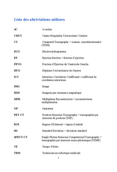 Etude de la variabilité inter- et intra-opérateur