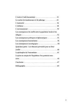 Conflits entre populations hôtes et refugiés