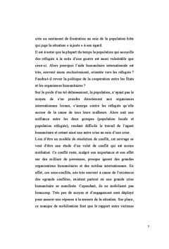 Conflits entre populations hôtes et refugiés